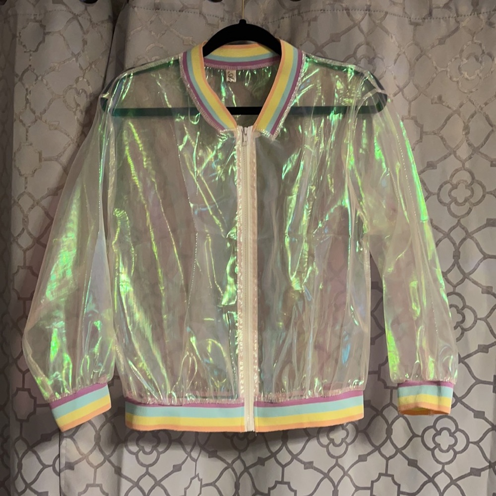 Iridescent Bomber Jacket